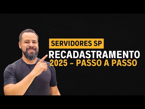 RECADASTRAMENTO 2025 - PASSO A PASSO!