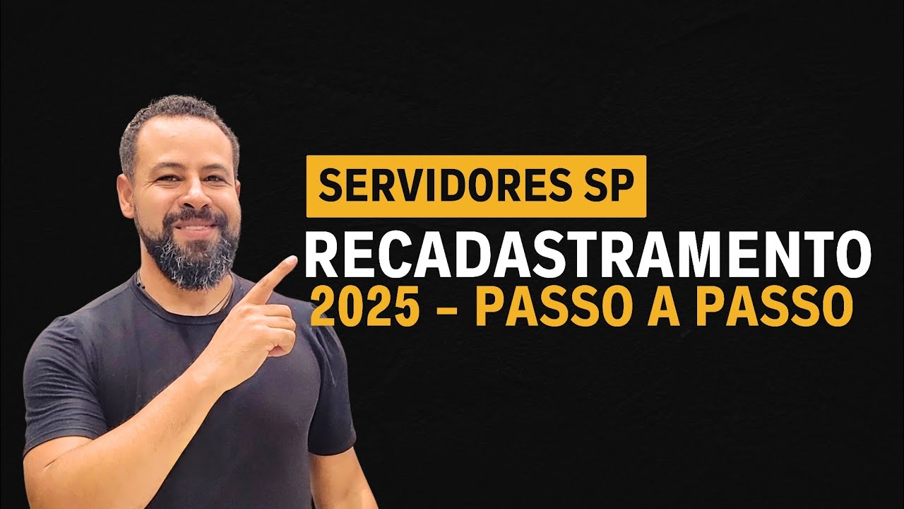 RECADASTRAMENTO 2025 - PASSO A PASSO!