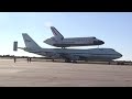 SPACEFLIGHTNEWS.NET - The space shuttle Endeavour is towed along the runway tarmac at Kennedy Space Center, perched on the back of a modified Boeing 747 after completing a cross-country ferry flight. Endeavour was forced to land in California at the end of STS-126 because of bad weather in Florida. This video is from NASA Television. For more spaceflight news, visit www.SpaceflightNews.net, Spaceflight News.