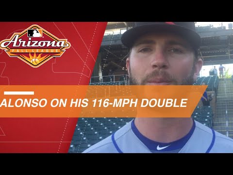 Video: Peter Alonso on Fall League, Mets' Statcast mark