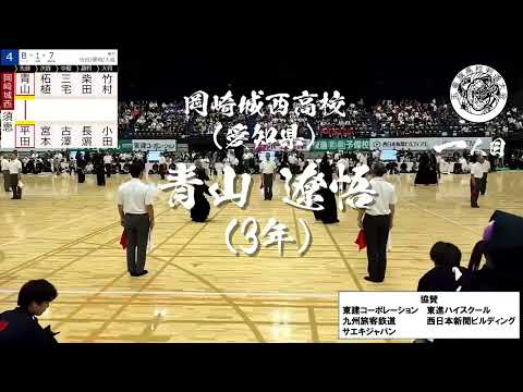 【10人抜き達成】青山遼悟（岡崎城西）