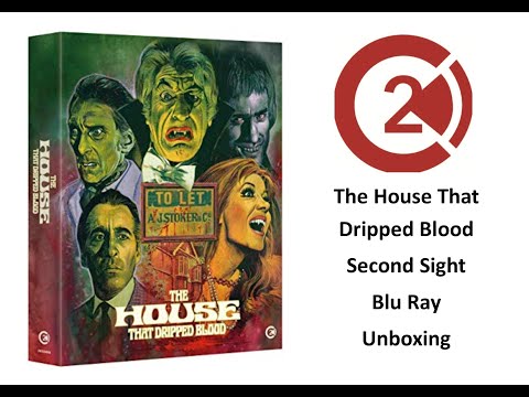 The House That Dripped Blood (Second Sight) Blu Ray Unboxing