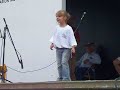This is our first year going to Mt. Airy. Our daughter decided to dance in the youth dance competition. She was the youngest of the group! She's 5! There were 6 (? we think, maybe more...it was a LONG day!) We are so proud of her!!!