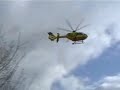 Landung von Rettungshubschrauber Christoph 33 Landung von Rettungshubschrauber Christoph 33