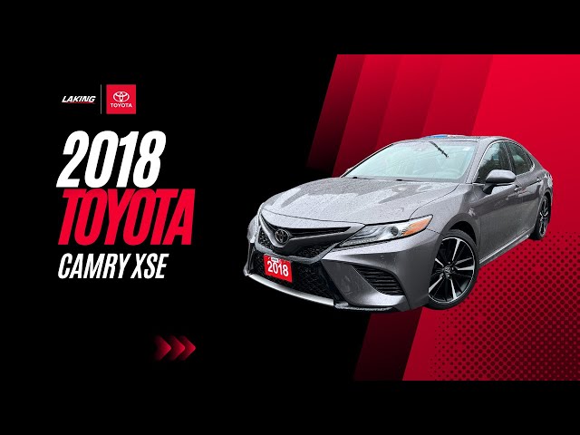 2018 Toyota Camry XSE Fully Loaded - Great Fuel Economy! in Cars & Trucks in Sudbury