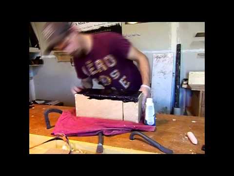 how to dye plywood