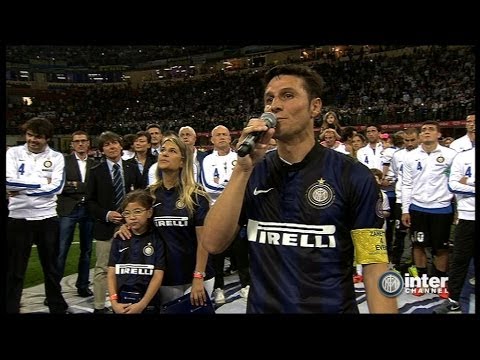 ZANETTI AT THE SAN SIRO - THANK YOU INTER AND EVERYONE!