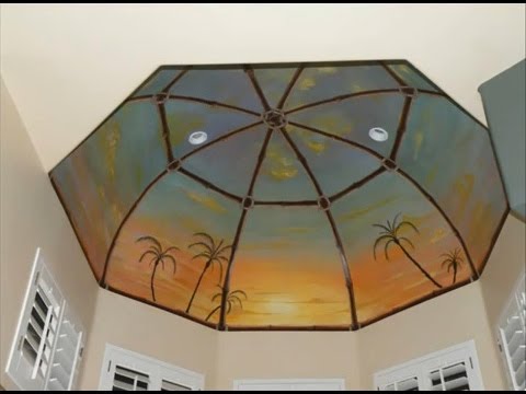 how to paint a trompe l'oeil dome