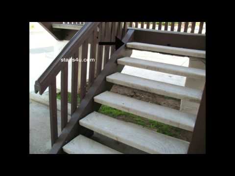 how to fasten new stair treads