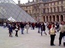 Outside Louvre Pyramid