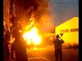 Abgestelltes Wohnmobil brennt ab ! Live dabei als ERSTMELDER!