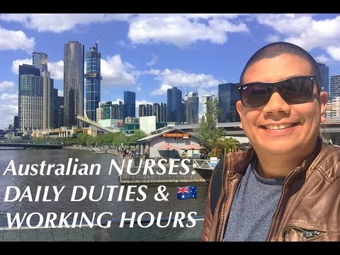 AUSTRALIAN NURSES: DAILY DUTIES & WORKING HOURS (4 INTERNATIONAL NURSES)