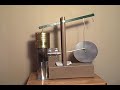 Stirling Engine, Tin Can Walking Beam, T. Shirah, July 2008
