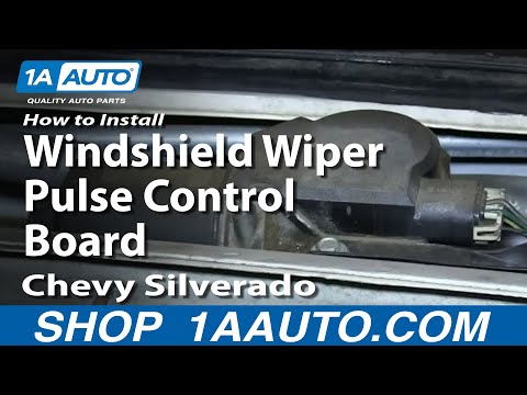 How To Install Replace Windshield Wiper Pulse Control Board 1999-02 Chevy Silverado GMC Sierra
