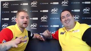 Rob Cross and Michael Smith: “Playing for England, you're twitching like a rabbit's nose!”