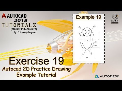 Autocad 2D Practice Drawing