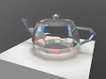 Crystal teapot
