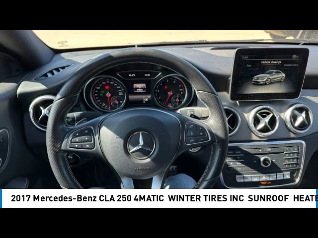 2017 Mercedes-Benz CLA 250 4MATIC | WINTER TIRES INC | SUNROOF in Cars & Trucks in Strathcona County