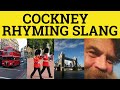 ESL Cockney Rhyming Slang English Language Class 1101 British Pronunciation