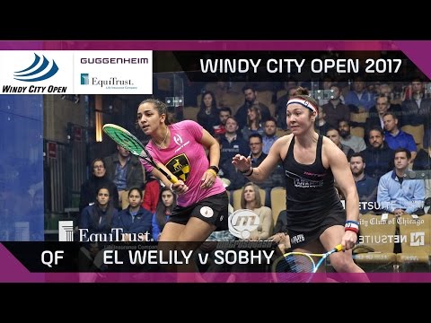 Squash: El Welily v Sobhy - Windy City Open 2017 QF Highlights