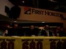 Johan Hedberg at Atlanta Thrashers Post Game Show