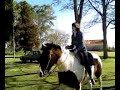 Maru cabalgando