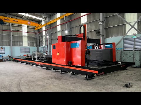 Máy cắt Laser dầm tấm 3D đa năng 14000x2500mm nguồn 20KW - 0917.264.499