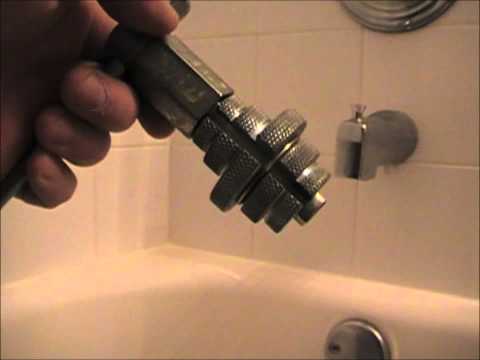 how to remove a push-n-lock drain