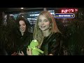EXCLUSIVE: Arriving at Trousdale carrying both Kermit the Frog and a bouquet of roses, The Cape actress Izabella Miko looks extra gorgeous and sexy for the evening. Apparently, Miss Piggie is away on vacation, so Kermit is out to play, the hottie claims. Miko reports that the Cape will be shooting until March, so she won't have time to watch the pro bowling tournament coming up, the Superbowl.