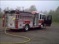 Blacks Harbour fire department ladder training