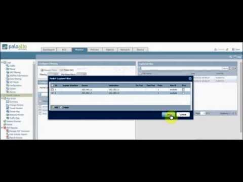 Taking a packet capture on a Palo Alto firewall