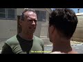 Escena de las camisetas de \"El Sargento de Hierro\"