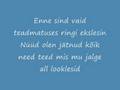 JAM (Mihkel Mattisen) - Ainus Tee