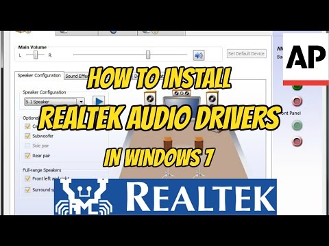 How to install Realtek HD audio drivers in windows 7 | ASHRAF PASHA |