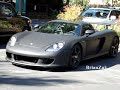 Porsche Carrera GT with Straight Pipes - Matte Black