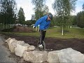 Extreme unicycling