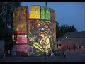 Art projection by Limelight in Pecs, Heritage Festival