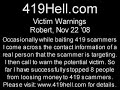 Victim Warnings Robert Nov 22 08