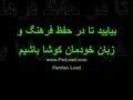 Farhang va Zaban Parsi (Farsi) Ferdowsi   فرهنگ و زبان فارسی