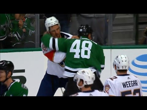 Video: Stars vs. Panthers erupts with six fights, 138 combined penalty minutes