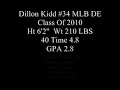 Dillon Kidd #34 MLB DE North Broward Prep Senior Highlight Class 2010