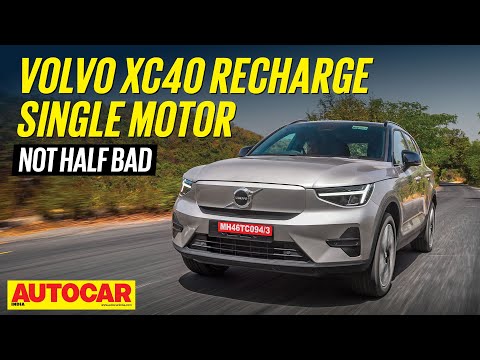 volvo xc40 recharge single motor review  easy going  first drive  autocarindia1