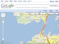 Calculate route distances for Run Chart using google maps