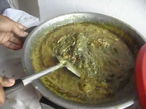 Cassava leaves  sauce  - African food Recipe - Feuilles  de manioc