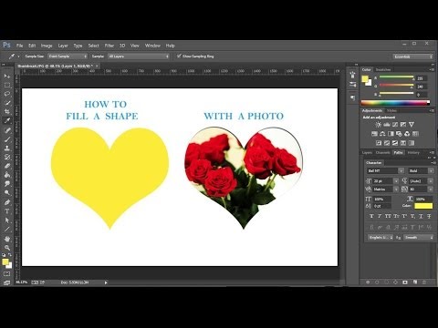 how to fill selection with color photoshop