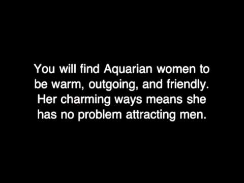 how to know aquarius woman in love