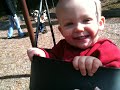 Aiden on swing