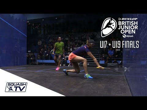 Squash: U17 + U19 Finals Highlights - Dunlop British Junior Open 2018