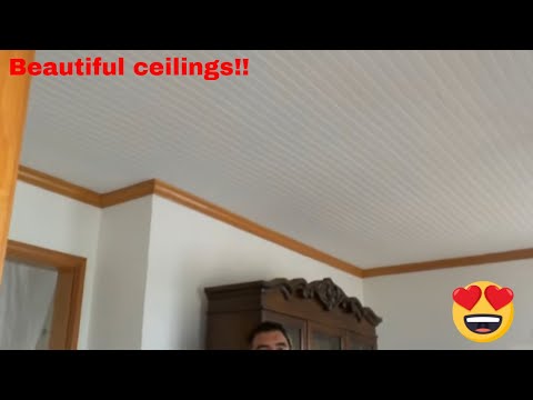 how to fasten beadboard paneling