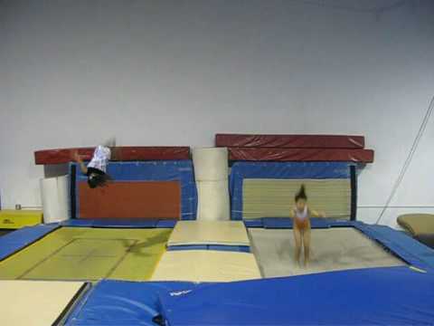 how to sink in a trampoline